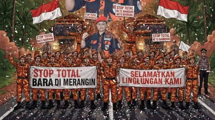 Geram dengan angkutan batu bara yang diduga melanggar aturan, Pemuda Pancasila Merangim bakal turun ke jalan. Aksi protes itu akan berlangsung Senin, 2 Februari 2026. 